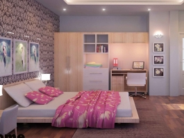 Thiết kế nội thất phòng ngủ hiện đại Hải Phòng