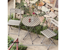 Bộ bàn ghế gập cho quán cafe nhà vườn đẹp tại Hải Phòng