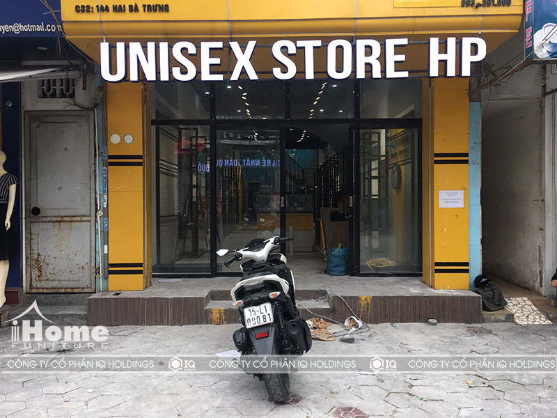 hình ảnh Thiết kế shop thời trang Unisex Store tại Hai Bà Trưng Hải Phòng