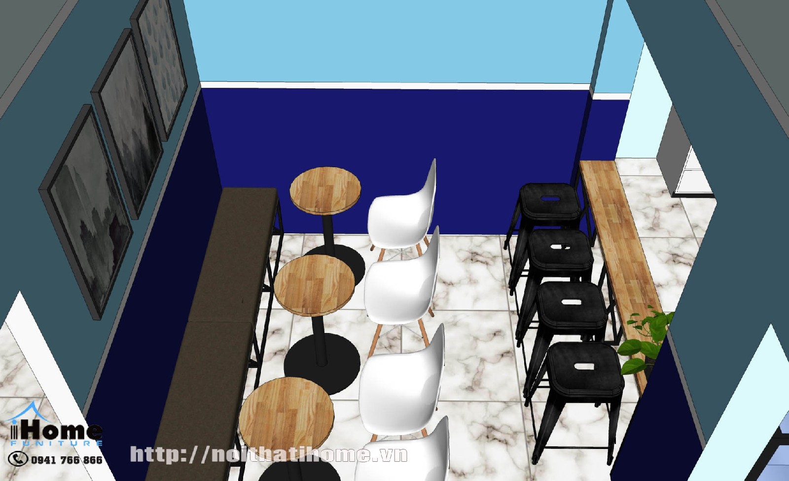 thiết kế quán cafe Hải Phòng