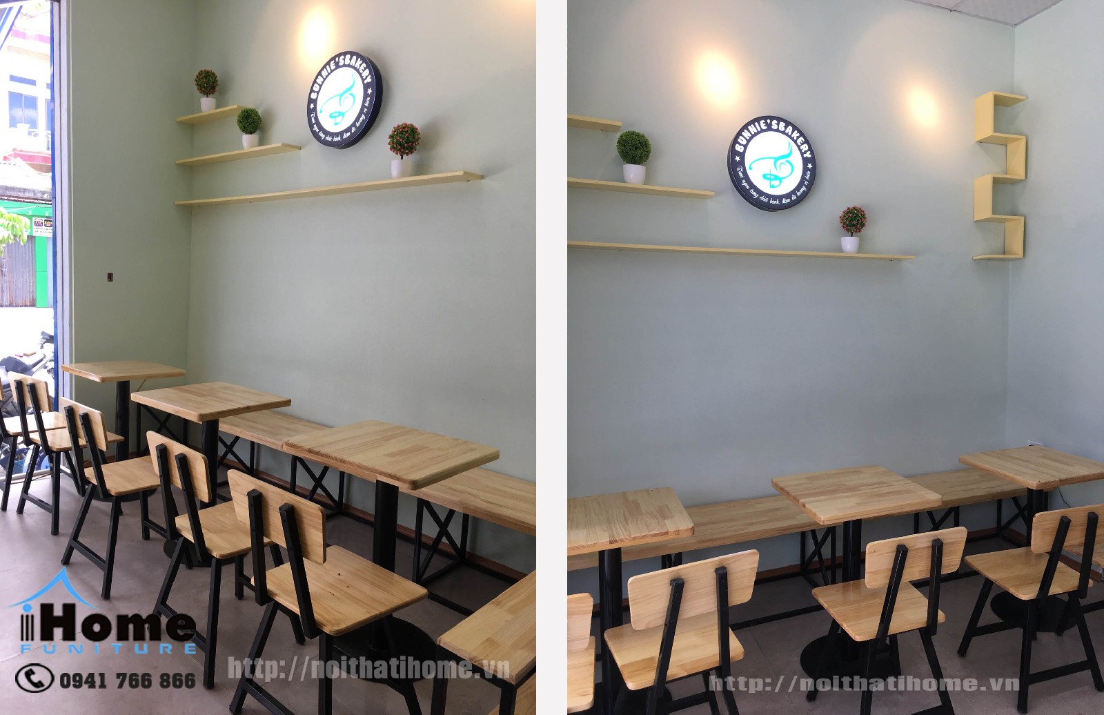 Thiết kế bàn ghế cafe đẹp Hải Phòng