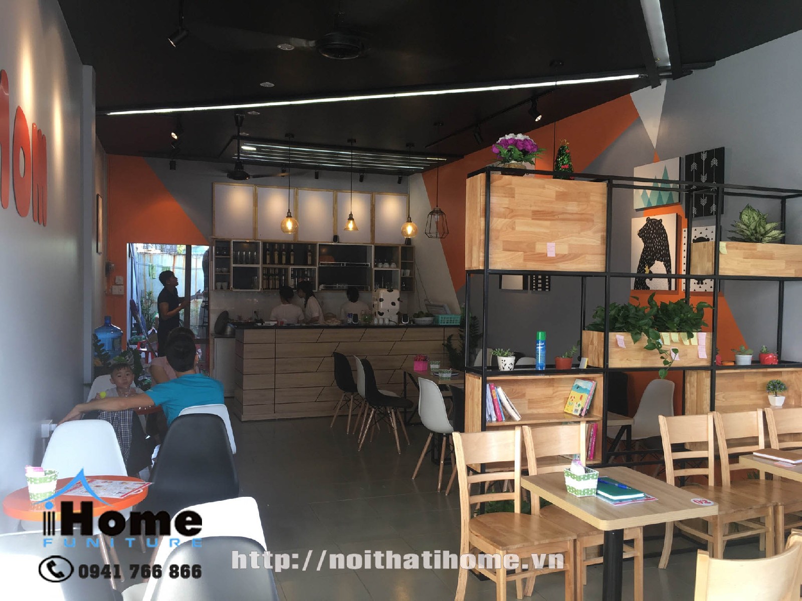 thiết kế quán cafe giá rẻ tại Hải Phòng